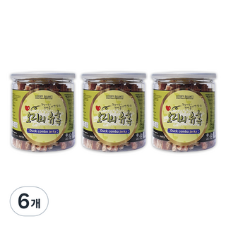 럭셔리발란스 강아지용 유혹 져키간식 200g 연어 6개