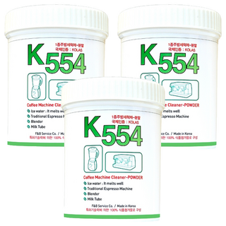 커피머신 세정제 파우더 타입 K-554, 500g, 3개