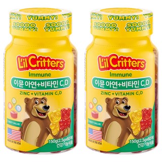 릴크리터스 이뮨 아연+비타민 C D 60정 1개