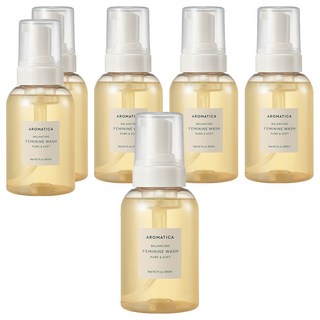 [비건라이프] 아로마티카 퓨어 앤 소프트 여성청결제, 300ml, 6개
