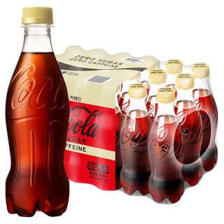코카콜라 제로 제로 무라벨, 370ml, 18개