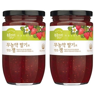 복음자리 무농약 딸기 잼 500g, 500ml 2개 세트 오디잼
