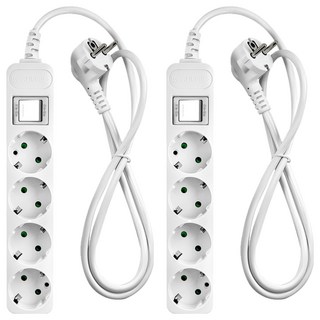 모노케어 접지 전선형 멀티탭 4구