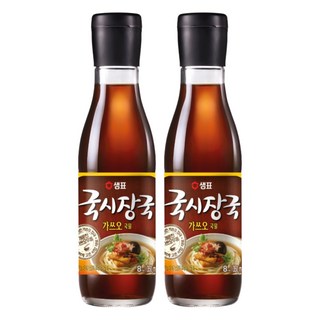 샘표 가쓰오 국물 350ml × 2개 메밀소바장국 샘표 가쓰오 국물 350ml × 2개 메밀소바장국