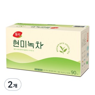 동서 현미녹차, 1.5g, 90개입, 2개