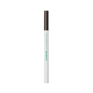 INNISFREE 妝自然眉筆, 扁平筆頭 輕鬆描繪眉型，專用眉刷 自然眉毛紋理, 5號 深咖啡色, 1支