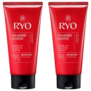 려 함빛 극손상 & 영양 트리트먼트 탈모증상완화 플로럴 파우더리향, 300ml, 2개