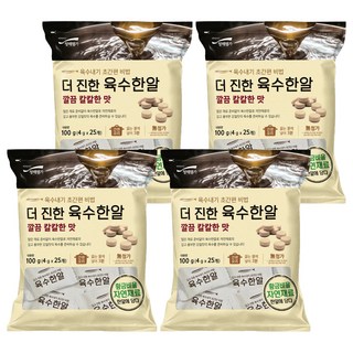 더 진한 육수 한알 깔끔 칼칼한맛 25p, 100g, 4개
