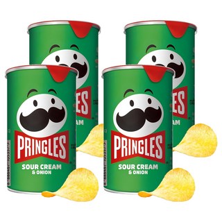프링글스 사워크림 앤 어니언, 53g, 4개 대표 이미지 - 프링글스 맛 비교 추천