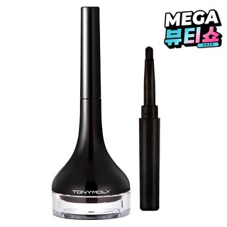 토니모리 백젤 아이라이너 롱 브러쉬, 1호 블랙, 1개