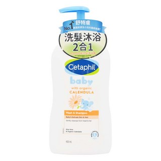 Cetaphil 舒特膚 baby舒緩洗髮沐浴露, 400ml, 1瓶