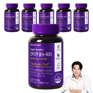 뉴트리디데이 잔티젠 올뉴 600 15g, 30정, 6개