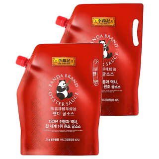 이금기 팬더 굴소스 파우치 2kg 2개 상품 이미지
