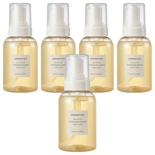 [비건라이프] 아로마티카 퓨어 앤 소프트 여성청결제, 300ml, 5개