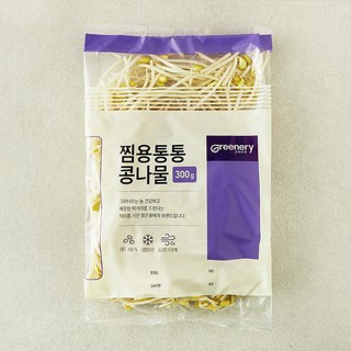 맑은물에 그리너리 찜용통통 콩나물, 300g, 1개