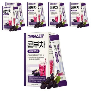 그린몬스터 디톡 콤부차 블랙사파이어, 5g, 10개입, 6개