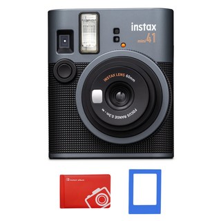 인스탁스 mini 41 즉석카메라 + 오리진 미니앨범 랜덤발송 + 미니자석액자 랜덤발송 instax mini 41, 1개