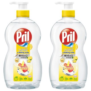 프릴 시크릿오브 베이킹소다 퓨어레몬향 주방세제, 700ml, 2개