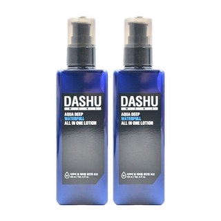 DASHU 男士海洋深層水多效合一乳液, 7種草本萃取物, 改善出油, 清爽的凝膠質地, 153ml, 2瓶