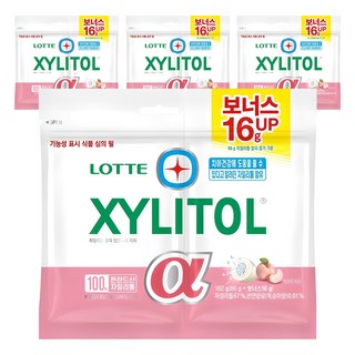 롯데자일리톨 알파 입안촉촉 피치