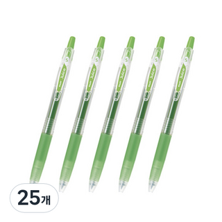 파이롯트 쥬스 젤잉크펜 0.38mm, 애플그린, 25개
