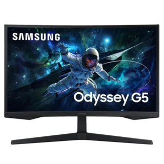 SAMSUNG 三星 G5 27型 VA 2K 165Hz Odyssey曲面電競螢幕 S27CG552EC 16:9, 27吋, 1台