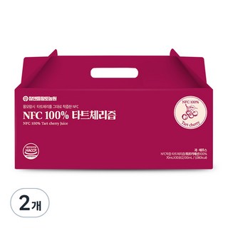 참앤들황토농원 NFC착즙 타트체리주스, 70ml, 60개