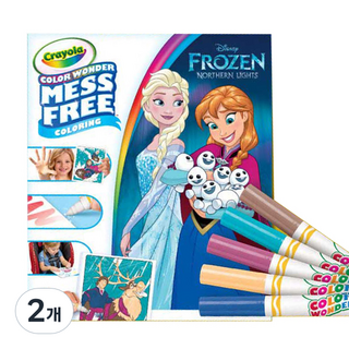 크레욜라 메스프리 겨울왕국 1탄 컬러마카, 5색, 2개