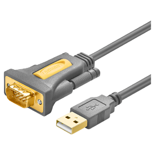 UGREEN 綠聯 USB to RS-232訊號轉換器 1.5m, 1條