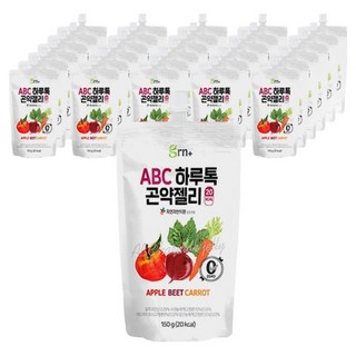 GRN ABC 하루톡 곤약젤리, 60개, 150g