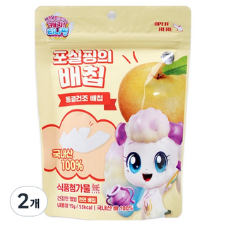캐치티니핑 유아용 동결건조 포실핑의 배칩, 15g, 2개