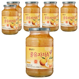 담터 꿀유자차A, 1kg, 1개입, 6개