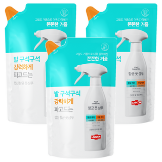 랩신 풋샴푸 400ml 리필, 1개입, 3개
