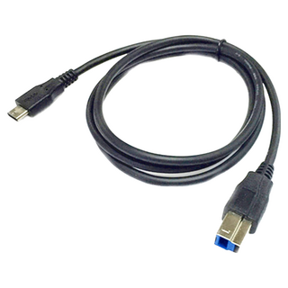 atake Type C對USB3.0 B-Type印表機線, 100cm, USB3.0速率, 銅導體, 不鏽鋼外殼 鍍金端子15μ, 1m, 1條