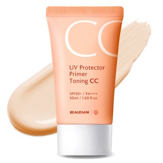 뷰디아니 UV 프로텍터 프라이머 토닝 CC크림 SPF50+ PA++++ 50ml, 1개