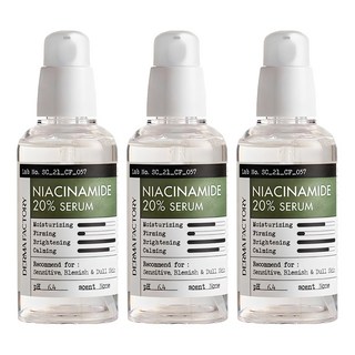 더마팩토리 나이아신아마이드 20% 세럼, 80ml, 3개