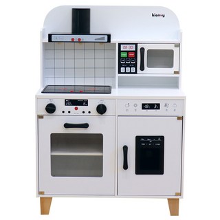 키앤비 테라피 원목 주방놀이 스노우 화이트 1개 상품 이미지