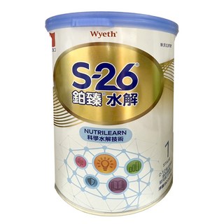 Wyeth 惠氏 S-26 鉑臻水解1號, 800g, 1罐