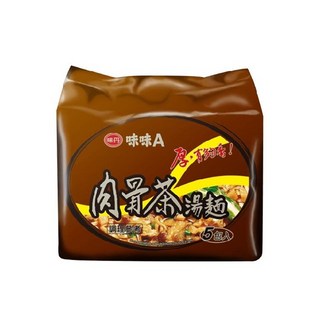 味丹 味味A 肉骨茶湯麵 85g, 5包