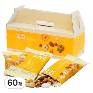 넛츠데이 패밀리넛츠 믹스넛, 400g, 3개