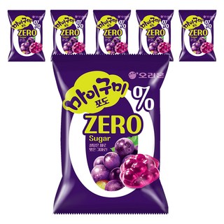 마이구미 포도 ZERO Sugar, 54g, 6개