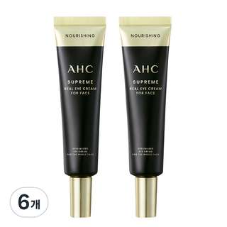 AHC 슈프림 리얼 아이크림 포 페이스, 30ml, 6개