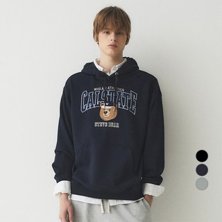 WHO.A.U 中性款Steve校園學院風連帽長袖上衣
