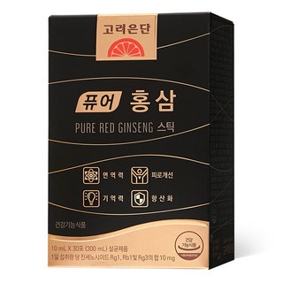 퓨어 홍삼 스틱 30p, 300ml, 1개