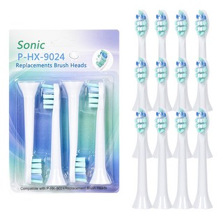 Onbiu Philips Sonicare電動牙刷替換刷頭 4個入, P-HX-9024, 4組