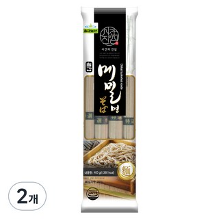 칠갑농산 메밀면 400g, 2개 세트 메밀국수