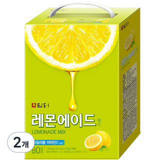 담터 레몬에이드 분말, 15g, 80개입, 2개