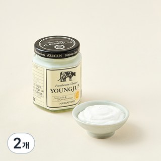 영준목장 마스카포네 치즈, 150g, 1개입, 2개