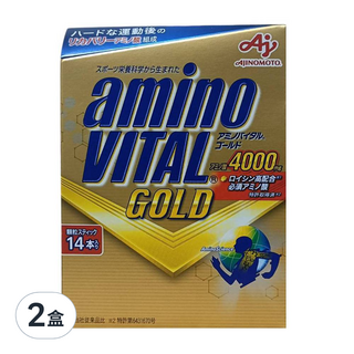 AJINOMOTO 味之素 黃金級胺基酸 bcaa amino vital 4.7g, 14包, 2盒