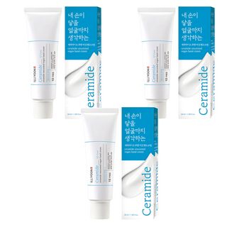 일리윤 세라마이드 비건 핸드크림 무향, 50ml, 3개